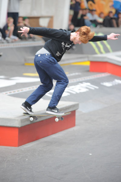Wieger on a back tail with his Conan top